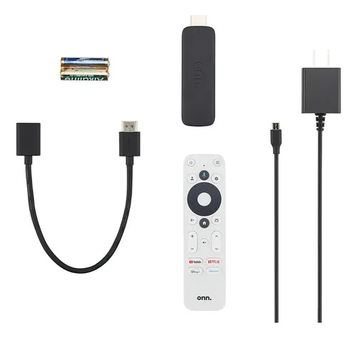 Onn 2k FHD Streaming Stick Con Google TV